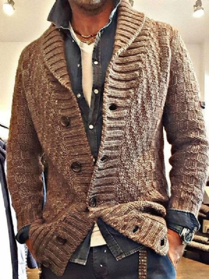 Normaler Koreanischer Slim-pullover Mit Schlichtem Revers