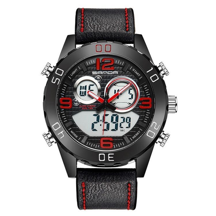 Leder Herrenuhr Mit Zifferblatt