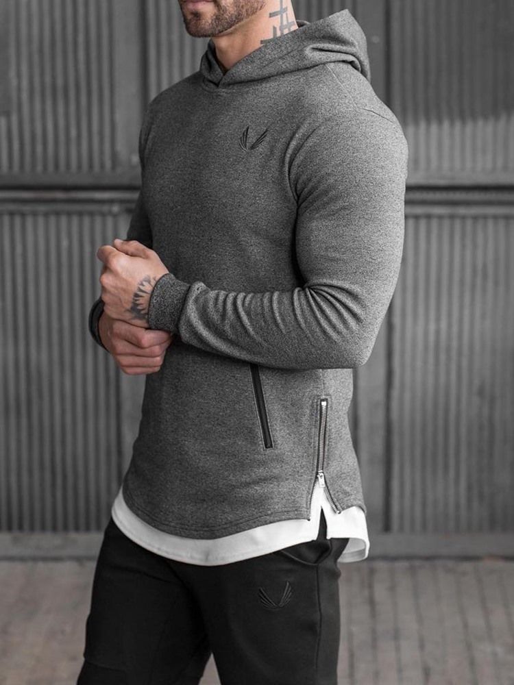 Herren Camouflage Print Kapuzenpullover Sportoberteile