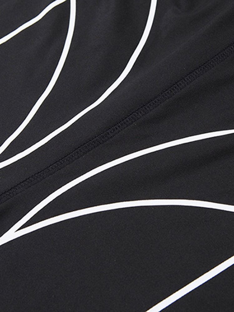 Frauen Color Block Shorts Sportoveralls
