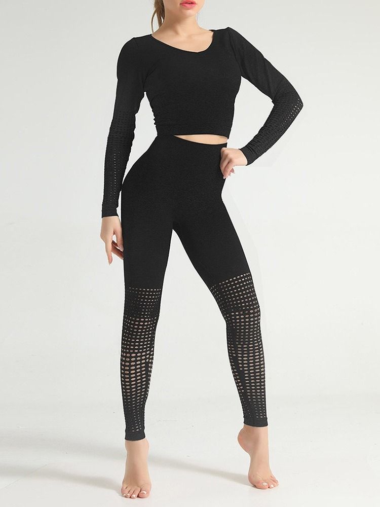 Schnell Trocknende Nylon-tennis-kleidungssets Mit Farbverlauf In Voller Länge Für Damen
