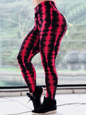 Damen Atmungsaktive Print Kutteln Yoga Gym Sport Push Up Leggings Yogahosen Tiktok Leggings Mit Hoher Taille