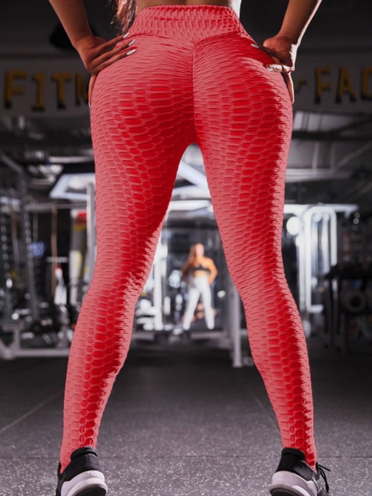 Damen Feste Schnell Trocknende Laufhose Yogahose Tiktok Leggings Mit Hoher Taille