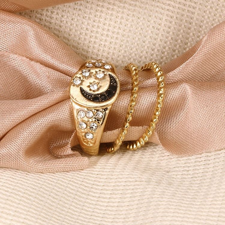 Diamantgoldene Ringe