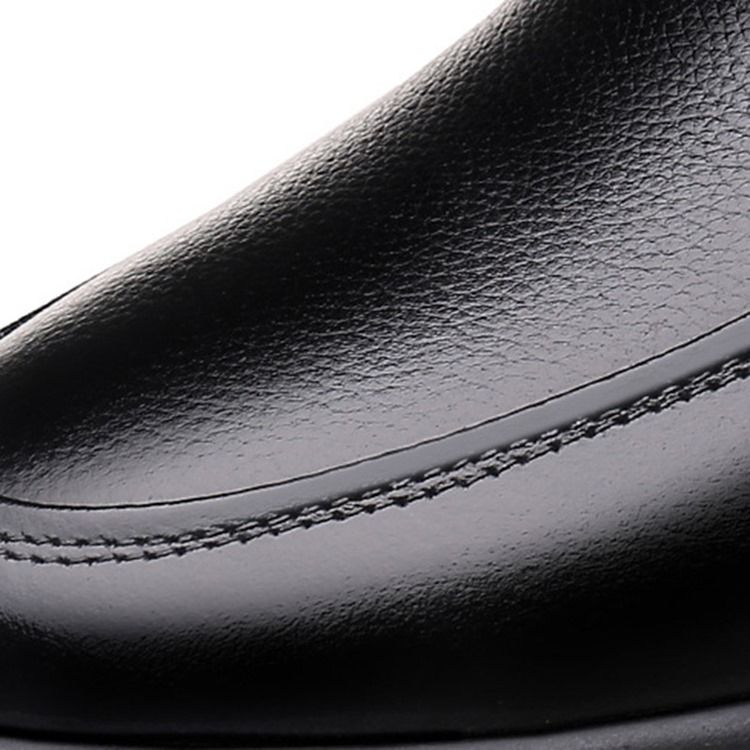 Einfarbige Mittelhohe Herren-winterstiefel