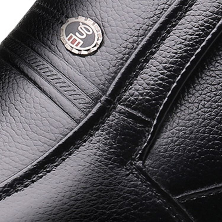 Einfarbige Mittelhohe Herren-winterstiefel