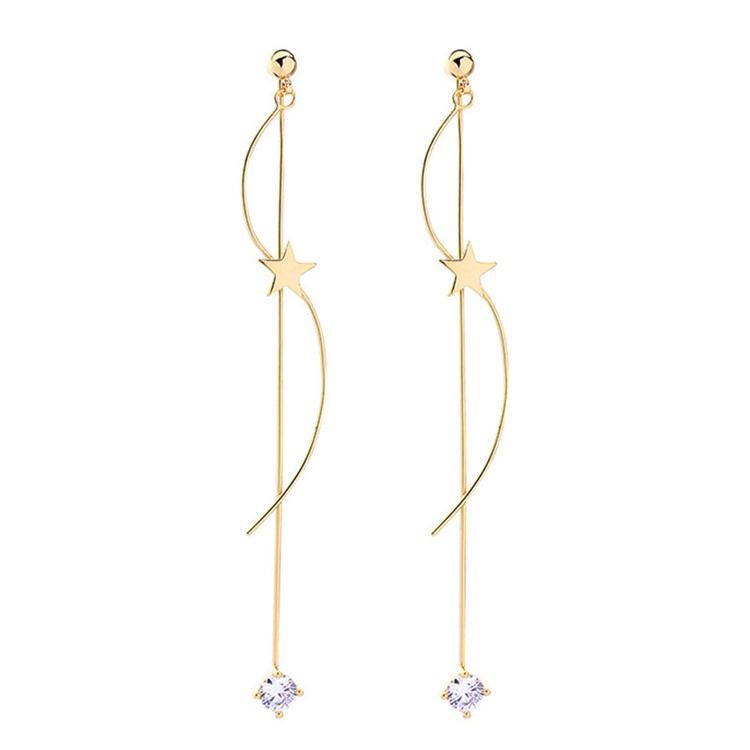Diamant-stern-ohrringe