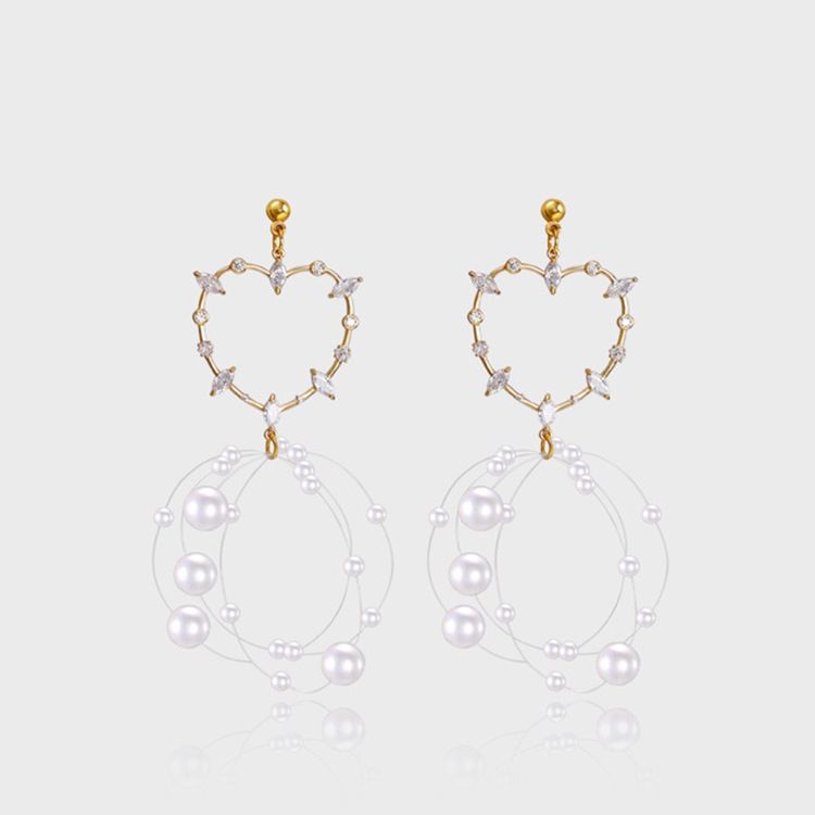 Koreanische Diamante Holiday Romantische Ohrringe