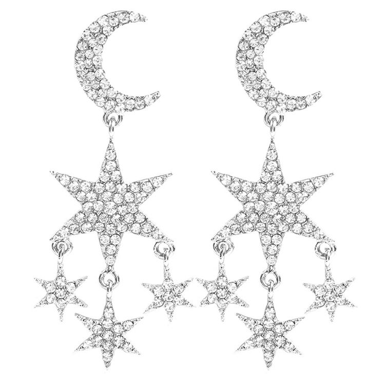 Sweet Star Moon Holiday Damen Ohrringe