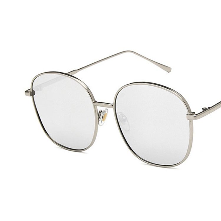 Frauen Vintage Resin Round Charm Sonnenbrille