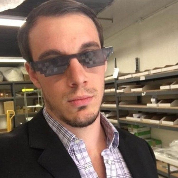 Mosaik-lustige Brille Für Damen