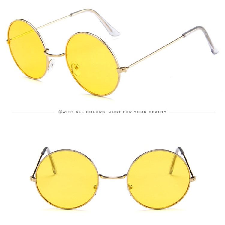 Orangefarbene Damenbrille