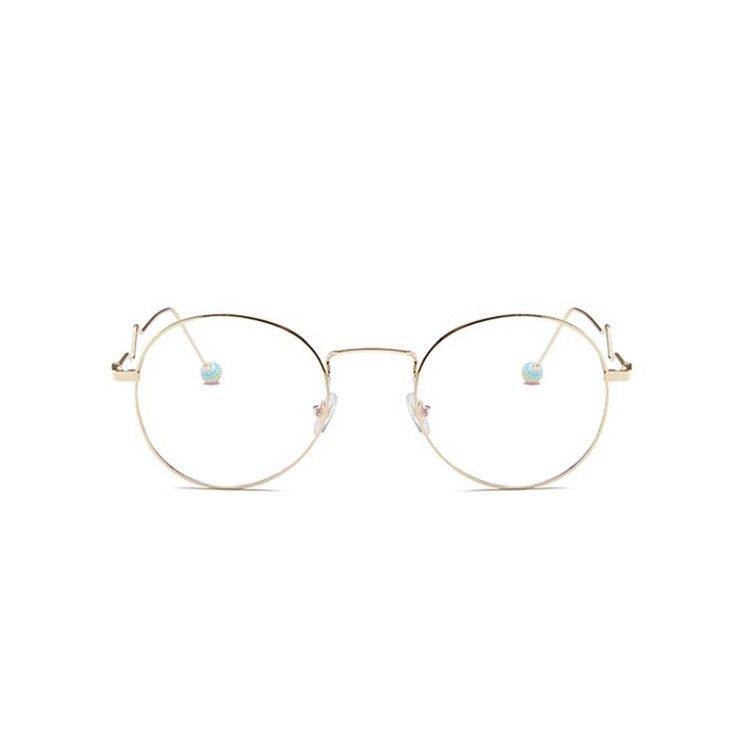 Runde Mode-sonnenbrille Für Damen
