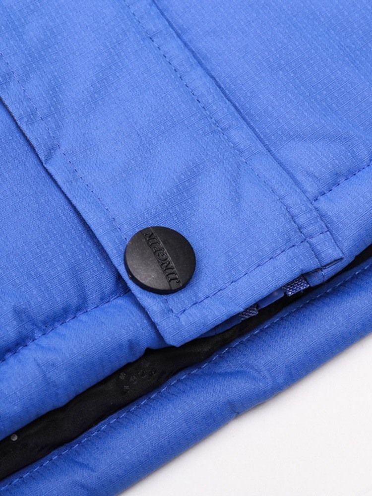 Block Stehkragen Casual Herren Daunenjacke