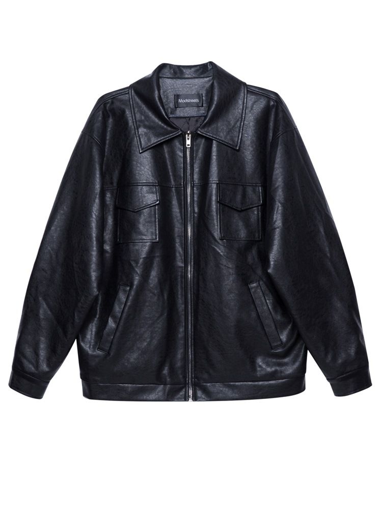 Damen-patchwork-jacke Mit Lockerer Reverstasche