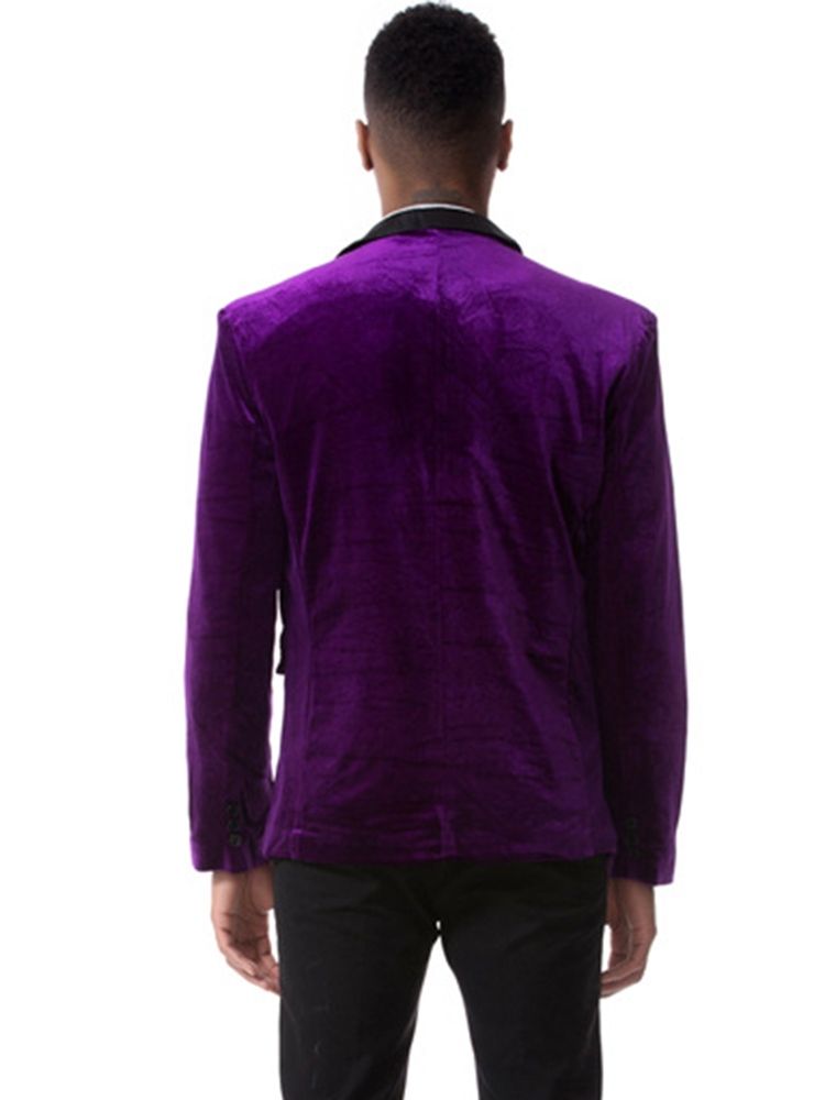 Einreihiger Vogue Slim Herren-blazer Mit Gekerbtem Revers Aus Reinem Cord