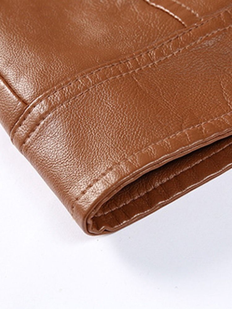 Schlanke Europäische Herrenjacke Mit Stehkragen-reißverschluss