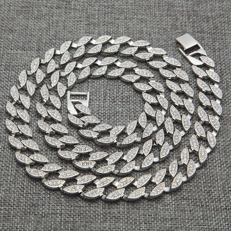 Kubanische Hiphop-halskette Mit Diamanten Für Herren Diamant