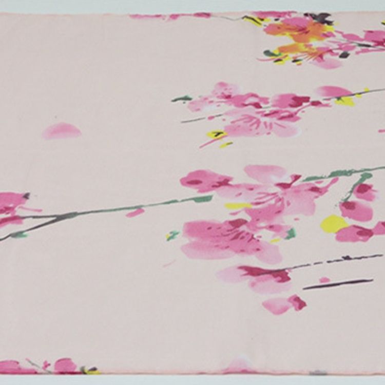 Anmutiger Schal Mit Pflaumenblüten-print Für Damen