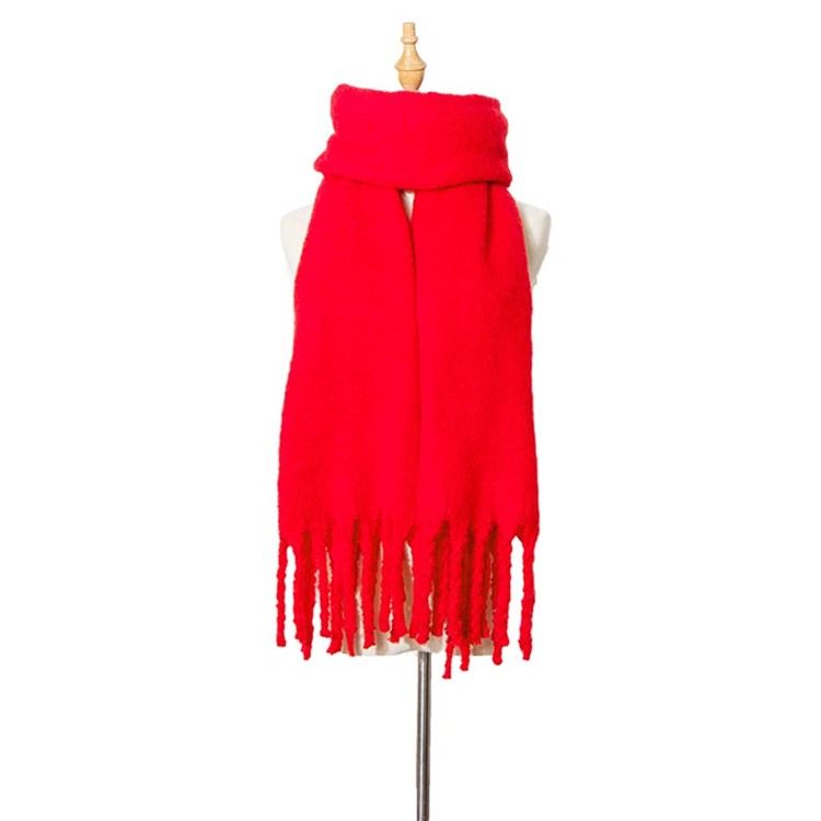 Damen-polyester-schals Mit Quasten