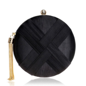 Rund Velour Bankett Clutches Abendtaschen