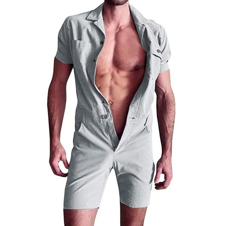 Herren Shorts Casual Jumpsuits Overalls