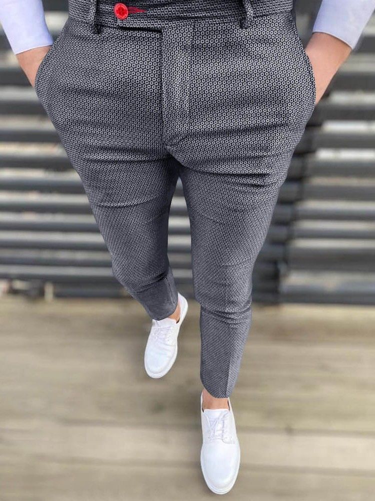 Pocket Herren Freizeit Bleistifthose