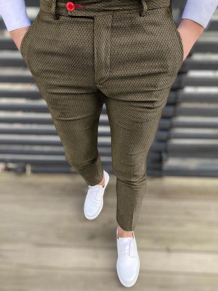 Pocket Herren Freizeit Bleistifthose