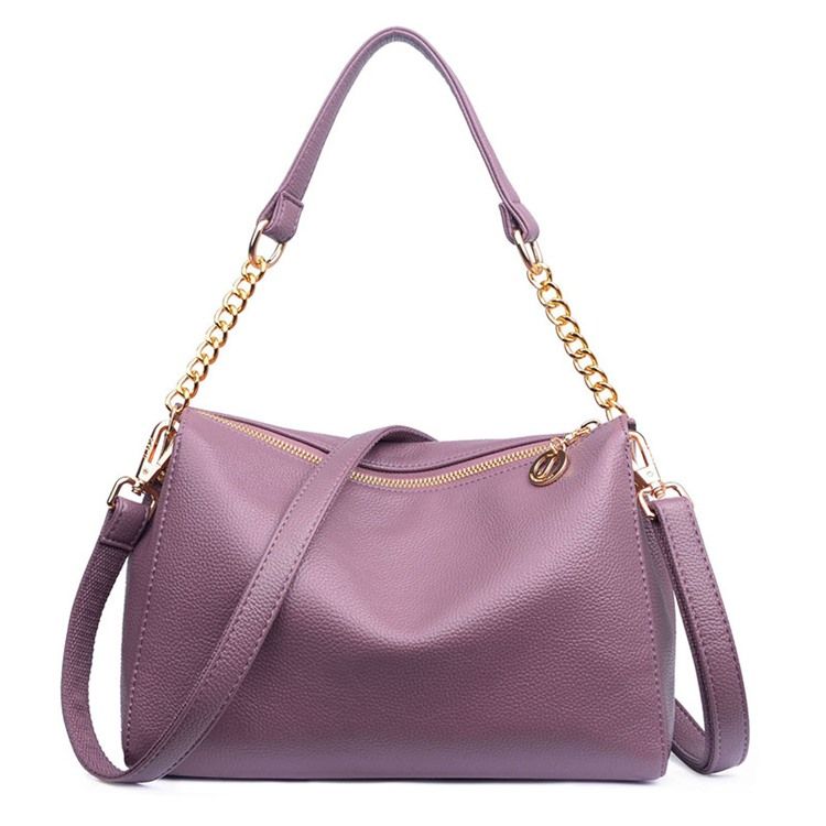 Kette Pu Plain Rectangle Damen Umhängetaschen