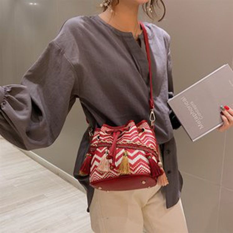 Twill-umhängetaschen Im Böhmischen Stil