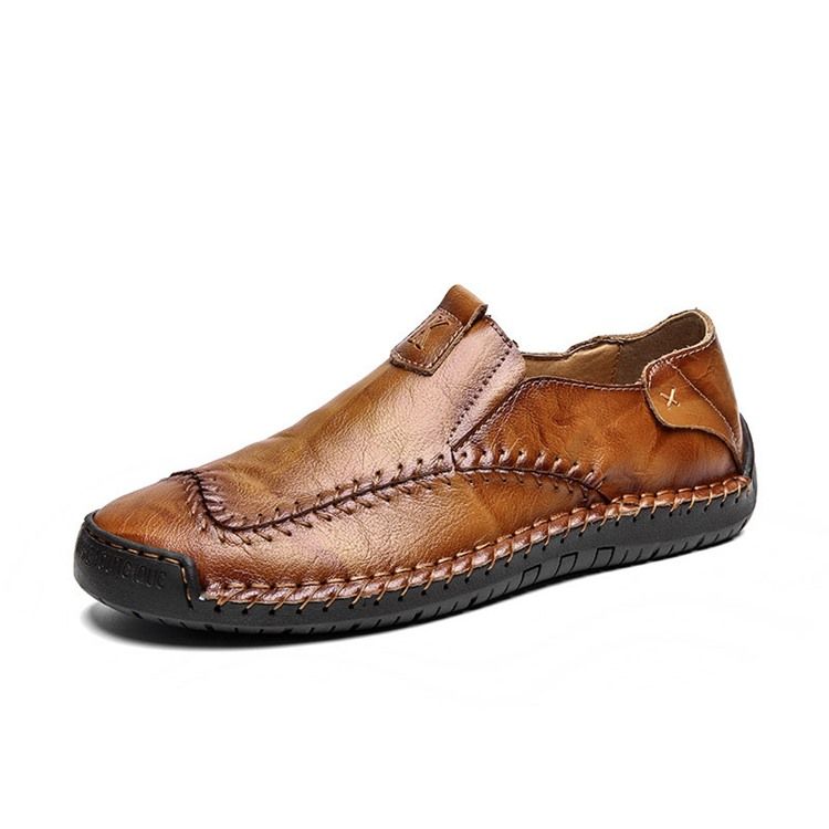 Einfache Herrenschuhe Mit Runder Zehe