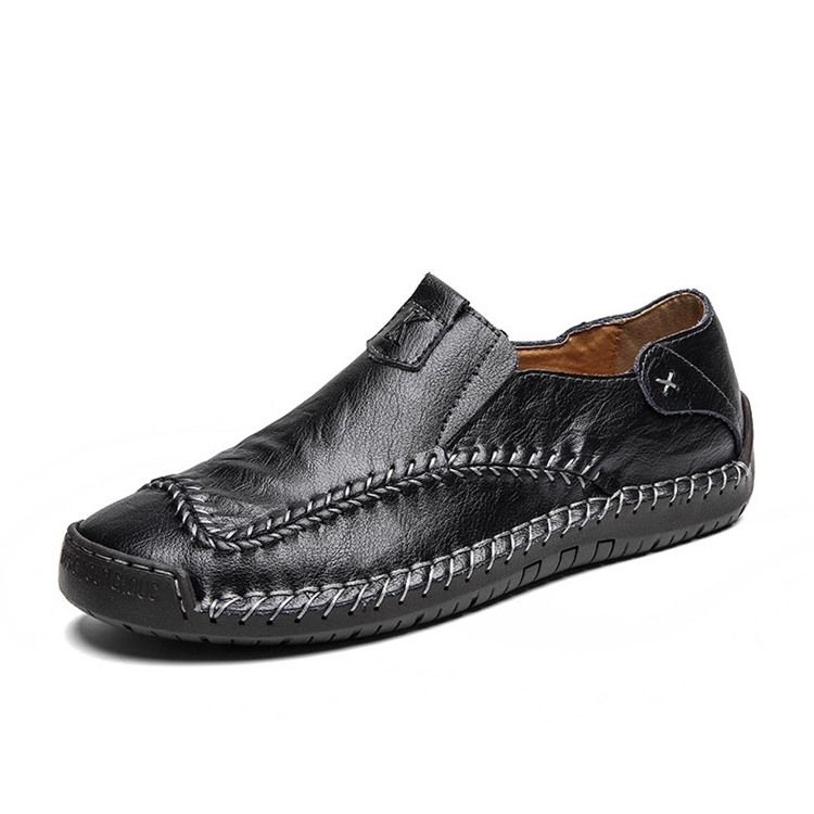 Einfache Herrenschuhe Mit Runder Zehe