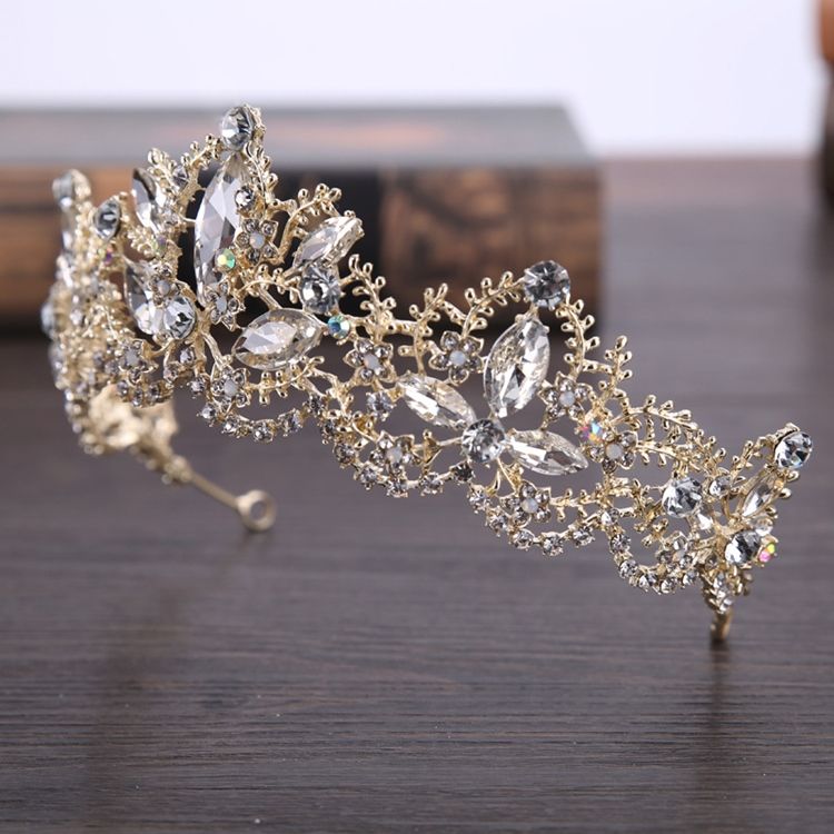 Frauen Shinning Barock Stil Braut Haarschmuck