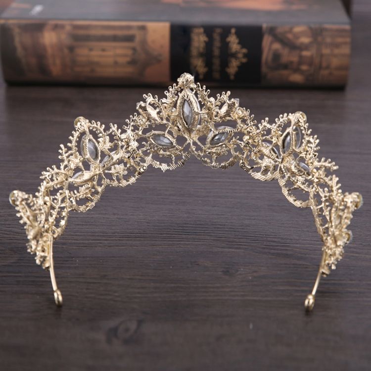 Frauen Shinning Barock Stil Braut Haarschmuck
