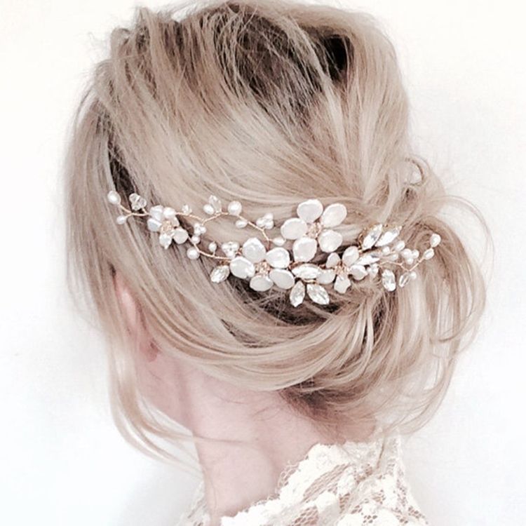 Graceful Handmade Pearl Damen Haarschmuck