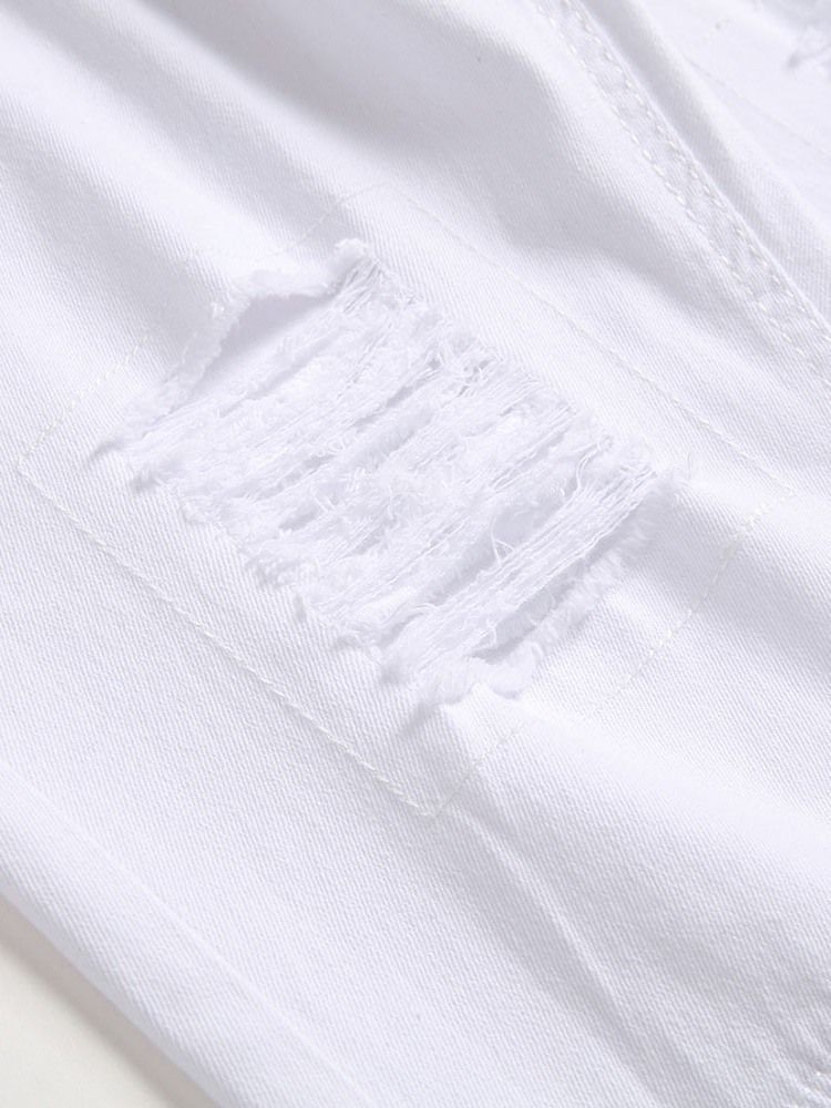 Herren-jeans Mit Geradem Loch Und Mittlerem Bund Mit Reißverschluss Wa