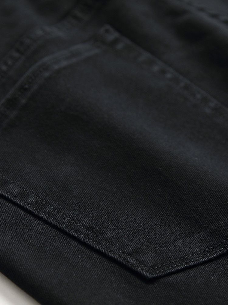 Patchwork Color Block Mid-waist Herren Zerrissene Jeans