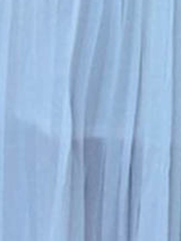 Ärmelloses Plissiertes Knöchellanges Lässiges Neckholder-kleid Für Damen