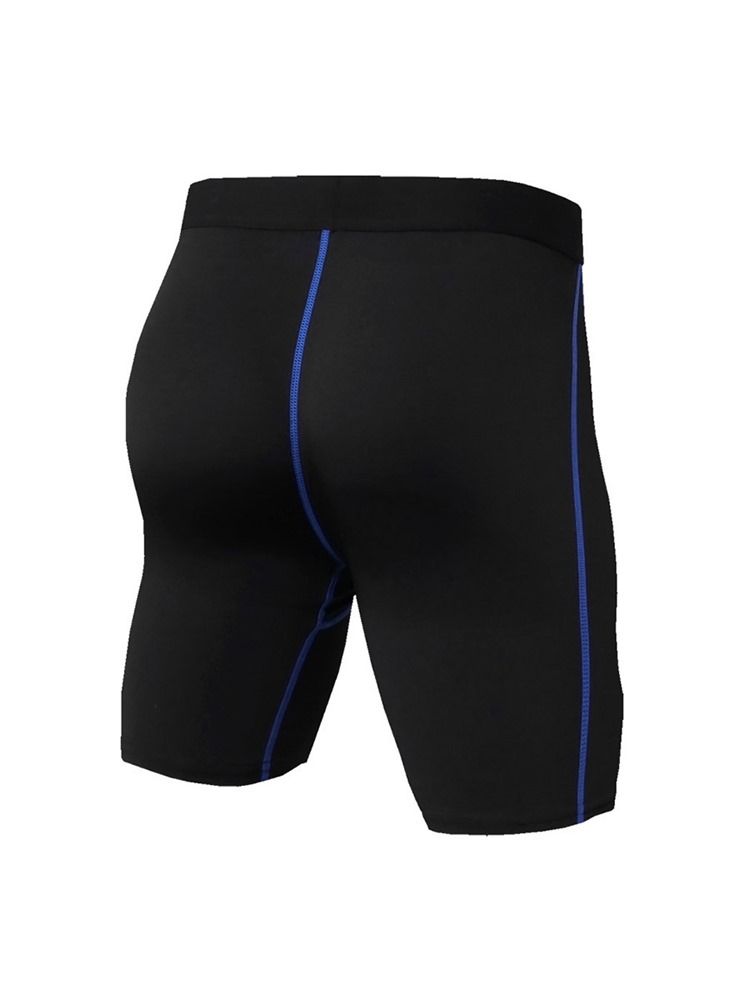 Herren Anti-schweiß-laufshorts Mit Farbblockstreifen