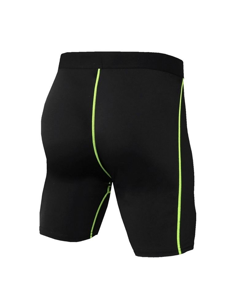 Herren Anti-schweiß-laufshorts Mit Farbblockstreifen