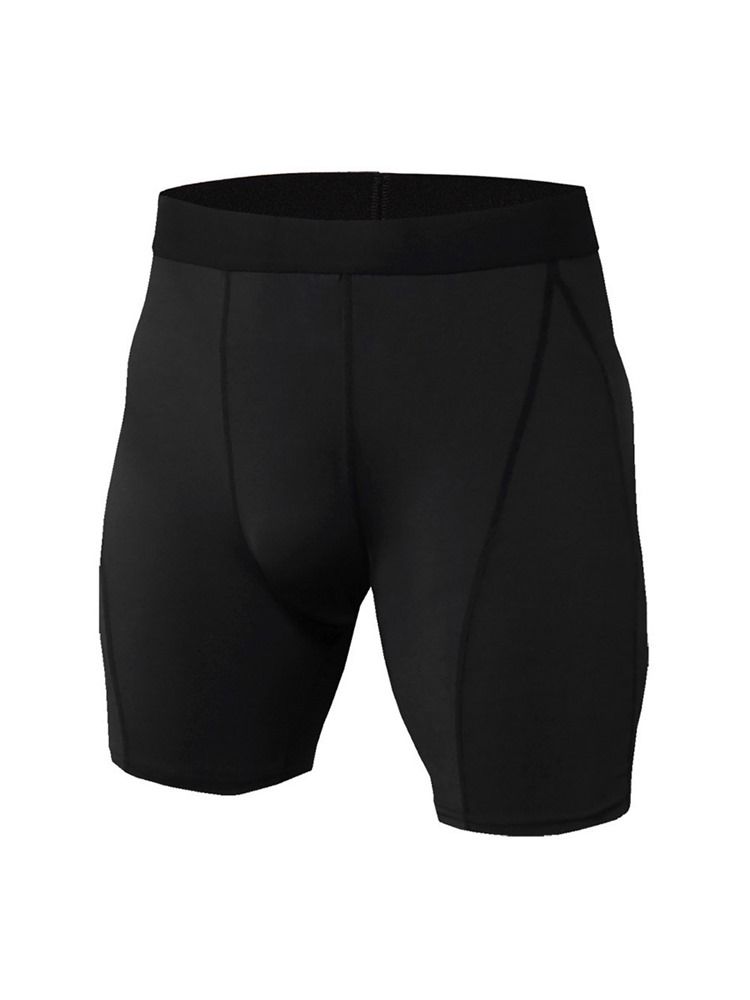Herren Anti-schweiß-laufshorts Mit Farbblockstreifen