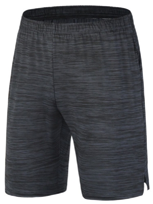 Herren Solid Anti-shrink Sport Shorts Laufhose