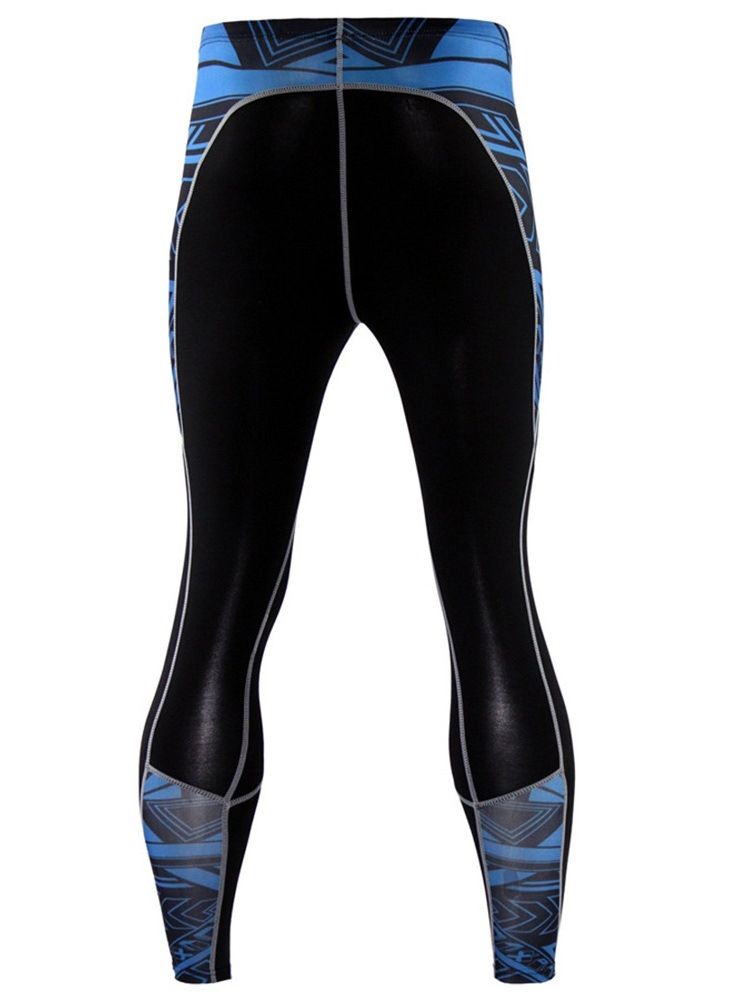 Männer Print Color Block Anti-schweiß Sporthose