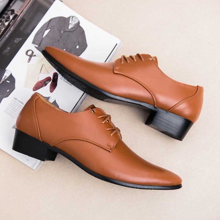 Schnürschuhe Mit Spitzer Zehenpartie Für Herren