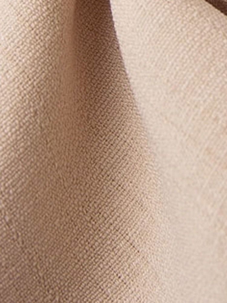 Damen Über Dem Knie Langärmliges Hohles Lässiges Einreihiges Kleid