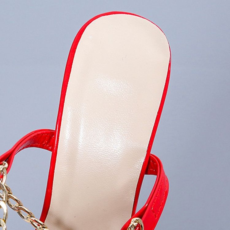 Damen-sandalen Mit Eckiger Zehenpartie Und Stiletto-absatz Zum Hineinschlüpfen