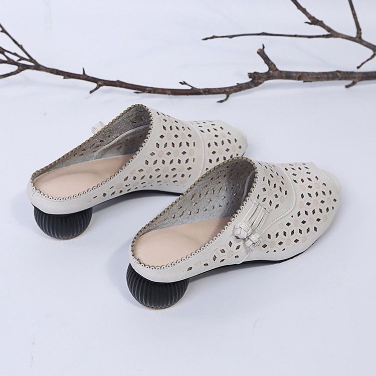 Slip-on Flip Flop Damen Hausschuhe Mit Dickem Absatz