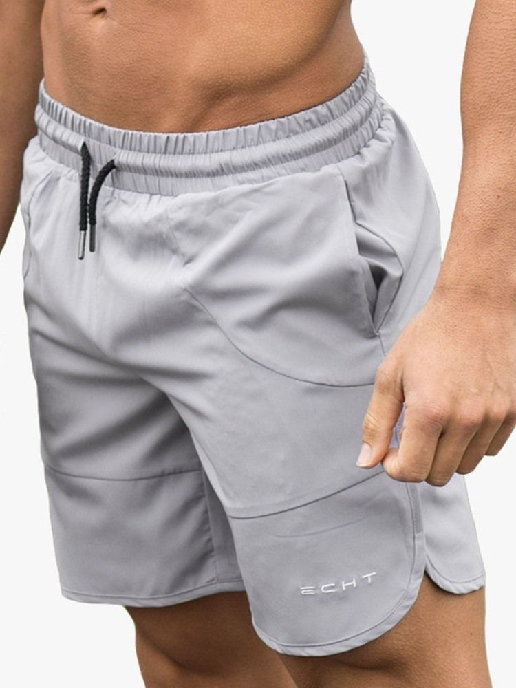 Herren Slim Pocket Casual Lace-up Damen Shorts