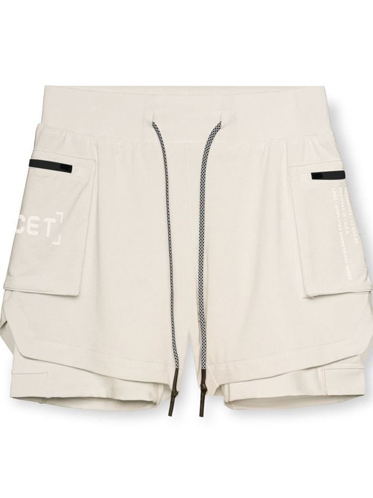 Lose Brieftasche Lässige Herren-shorts Zum Schnüren
