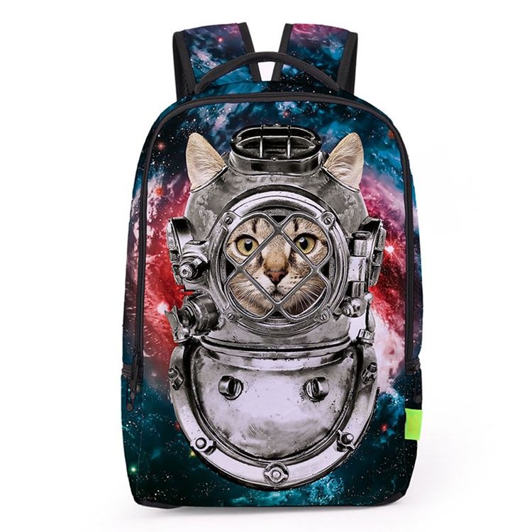 Fantastischer Rucksack Mit 3d-druckmuster